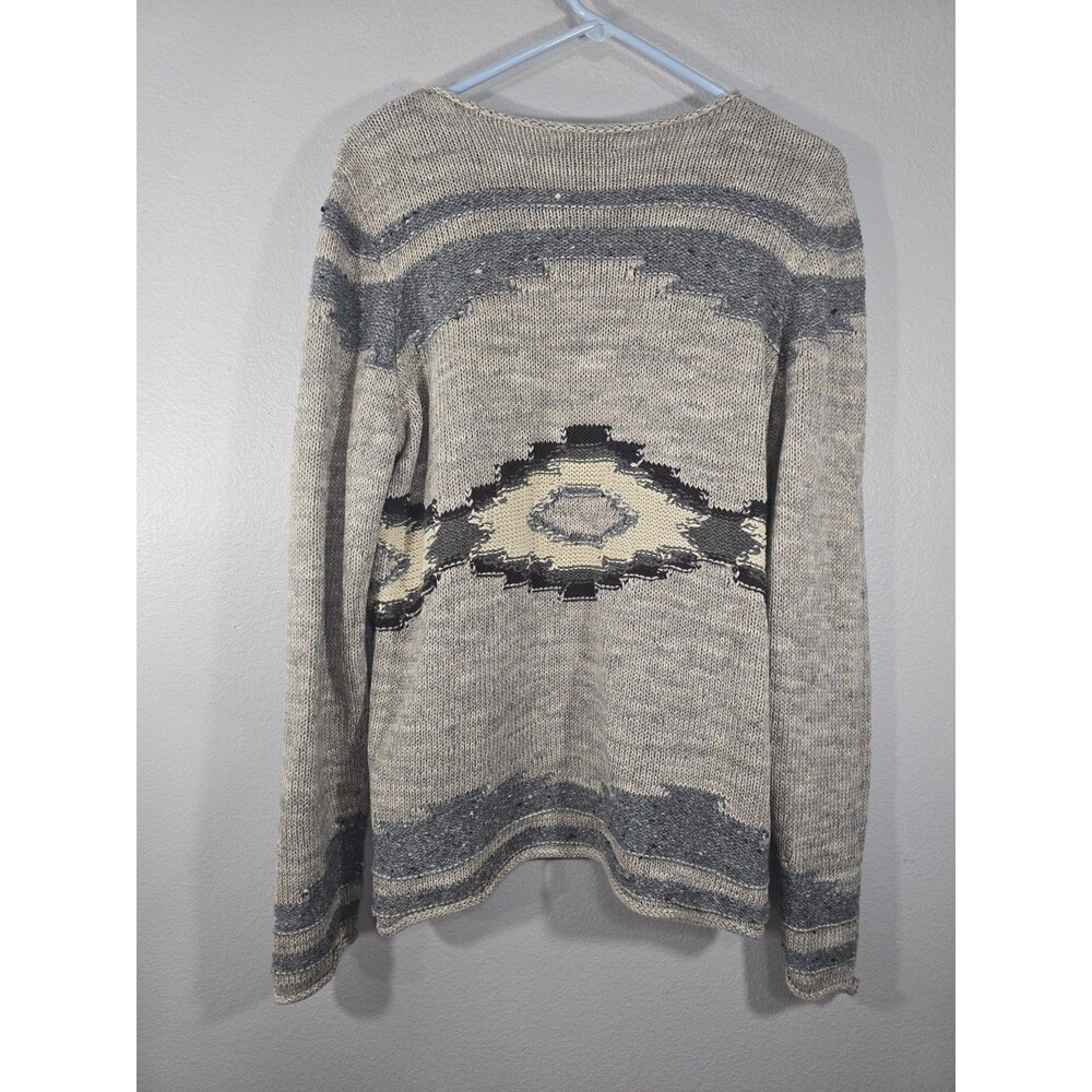 Lauren Jeans Co Size XL Ralph Lauren Southwestern Aztec oversized Sweater AE - Picture 6 of 7